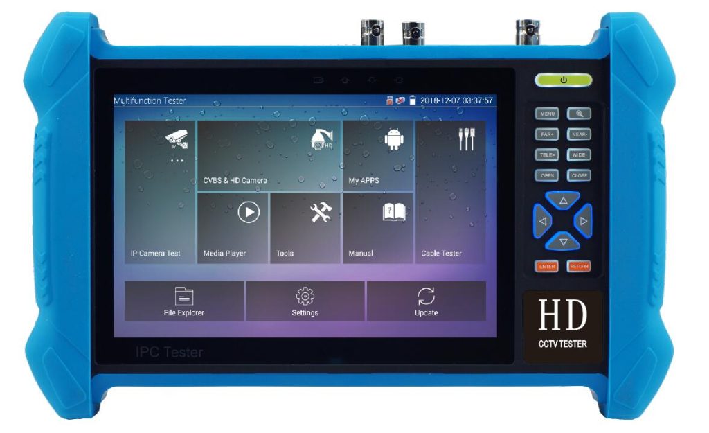7″ CCTV Test Monitor IP&AHD&TVI&SDI&CVI, IPC-DSW