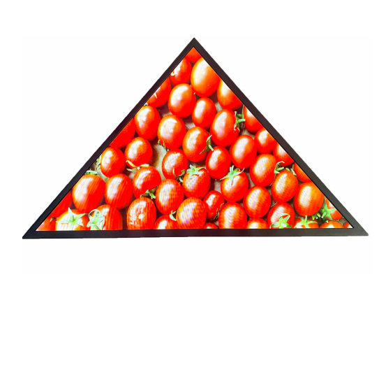 ttt18.6’’metal Triangle Advertising Monitor ttt
